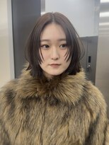 ミース(MIES)&nbsp;顔まわりレイヤー/ボブレイヤー/似合わせボブ/難波/担当者あまね
