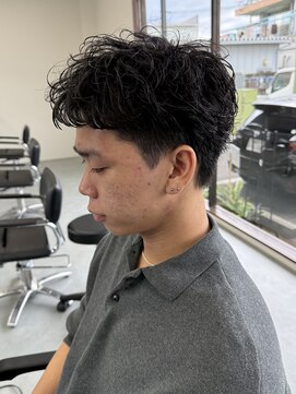 フゥ 宇都宮戸祭(FeU) 宇都宮メンズパーマアクティブショートフェザーショート