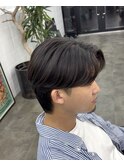 毛流れセンターパート