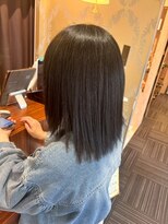 アース いわき店(HAIR&MAKE EARTH)&nbsp;艶髪ストレートミディ