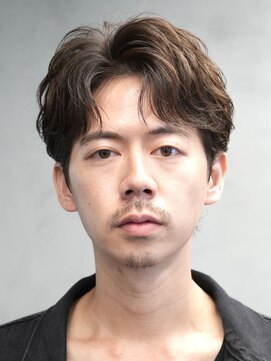 フィフス 大分(fifth) 大分フェザーパーマメンズカットフェザーショートツーブロック