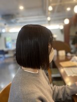 髪師 ケンジロウ(Kenjiro) 縮毛矯正×ボブで最強かわいい♪