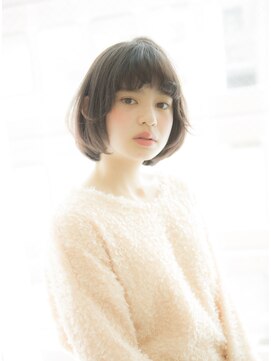 サロンドミルク 原宿(salon de MiLK) 【salon de MiLK原宿】大人かわいい耳かけボブ