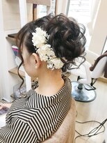 ロカット サロン(Roquat Salon) ロング高め結婚式ヘアアレンジ【ヘアアレンジ 立川/立川南】