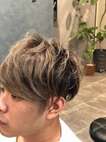 ボヌール ヘアーワークス(Bonheur hair works)&nbsp;メンズデザインカット×３Ｄカラー×すじ感