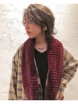 ノア ヘアデザイン 町田店(noa Hair Design) ウザバンク×外ハネショート
