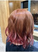 ピンクグラデーション