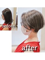 アッシュ 清瀬店(Ash)&nbsp;首をキレイに見せるハンサムショート