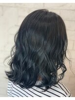 アジールヘア 所沢プロペ通り店(agir hair)&nbsp;透明感バッチリブルーブラック