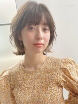 コクーン 銀座(Cocoon)&nbsp;美的ボブウルフ#レイヤーカット#ウェットヘア#オリーブベージュ