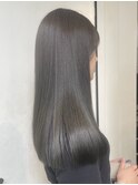 #黒髪#小顔#クラゲヘアー#オリーブグレー#ココアベージュ#美髪