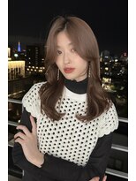 レミエ ダイカンヤマ(lemiie)&nbsp;レイヤーカット★ロングヘア★韓国★顔まわり★レイヤーロング