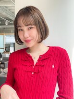 カフ(CAF)&nbsp;【CAF 照下　ハイトーンミニボブ】