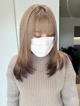 カラーズ(PRIVATE HAIR SALON COLOR'S) 【カラーリスト小栗】ミルクティベージュエンドカラー