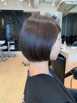 モッズ ヘア 銀座店(mod's hair) 小顔骨格矯正所ショートダブルカラーバレイヤージュ韓国２０代