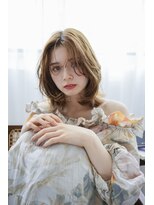 ザシェノンアオヤマ(THE CHAINON AOYAMA)&nbsp;くびれヘア/ミルクティーベージュ／ブリーチなし