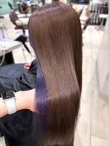 ユーフォリア 銀座本店(Euphoria) 美髪　ストレート　艶感　ナチュラルブラウン　髪質改善　ロング