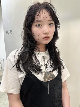 フィルムス 新宿(FILMS) 暗めカラー/レイヤーカット/くすみベージュ/ボブ/新宿