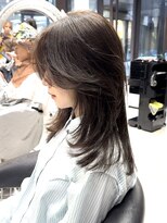 かきあげ前髪 色気レイヤー 表参道