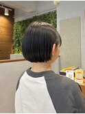 ミニボブ×暖色カラー/20代30代