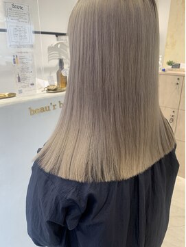 ネオリーブウリ 二子玉川店(Neolive uri) 前髪ハイトーンカラーケアブリーチダブルカラー