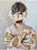 卒業式/ヘアセット/リボンアレンジ