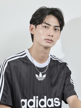 エムスラッシュ たまプラーザ(M.SLASH) センターパート/黒髪/ナチュラル/マッシュショート/たまプラーザ