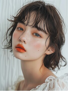 レヴ 草加店(LEV.) 前髪ありイメチェンアンブレラカラー