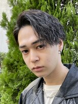名古屋メンズパーマ　ツイストスパイラル波巻きスパイラルパーマ