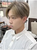 ハイトーン外国人風ブリーチ韓国風ミルクティーベージュ堺東
