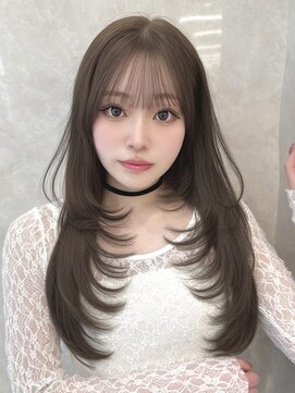 マウル 栄(MAEUL) レイヤーカット　韓国前髪　くびれヘア　ワンカール　縮毛矯正