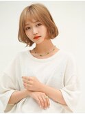 ハイトーンふんわり韓国風ボブ