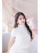 ヘアメイクサロンシャルメ(Hair Make Salon CHARMER)&nbsp;結婚式やデートに！ふわふわハーフアップ