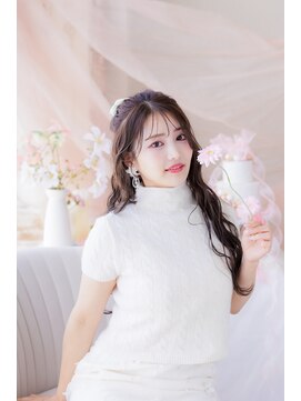 ヘアメイクサロンシャルメ(Hair Make Salon CHARMER) 結婚式やデートに！ふわふわハーフアップ