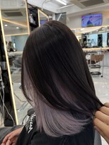ラピス 渋谷本店(Lapis)&nbsp;インナーカラー/ホワイトラベンダー/レイヤーカット/髪質改善