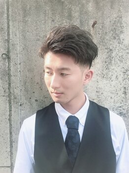 イマノ(IMANOS)の写真/≪カット＋パーマ ￥11000≫ビジネスマンにも人気！朝のスタイリング時短×清潔感のある好印象ヘアへ＊
