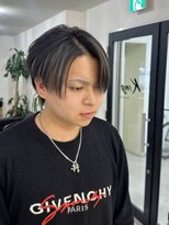 メンズサロン キング 心斎橋店(Men’s salon K!ng) ホワイトメッシュ/ツイスト/ツイスパ/パーマ/メンズ/眉毛/心斎橋