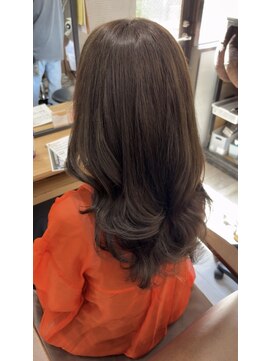 シアン 立川店(Shian) コテ巻き×ブラウンカラー