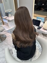 ロンドルピナス 小倉(Lond Lupinus)&nbsp;ミディアムヘア暗めカラー/デザインカラー/フェイスフレーミング