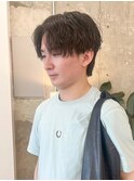 MEN’S HAIR/ブルーブラック/フェザーパーマ/栄h35