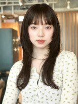 ノイカーム(noi Calm) 髪質改善トリートメントミルクティーベージュカラーくびれヘア