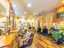 カバーヘア ブリス 戸田公園西口店(COVER HAIR bliss)の雰囲気（駅前ロータリーに面した立地ながらも、外から見えにくい店内）