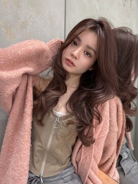 ロンドアベニール 北千住(Lond avenir) ミディアムレイヤーカット/レイヤー/顔周り/韓国/髪質改善北千住