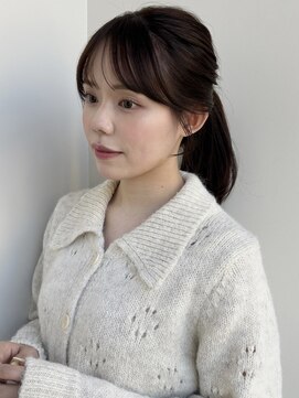 ラフ フロム ガーデン(Laf from GARDEN) ミディアム/レイヤーカット/顔周りカット/透明感カラー