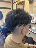 ツーブロックスキンパーマスタイル