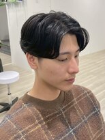 アントバイフィフス 秋田(unt by fifth)&nbsp;秋田メンズパーマ波巻きスパイラルパーマセンターパートフェード