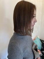 バーチミシマ(BIRCH mishima)&nbsp;切りっぱなしボブ艶カラー☆圧倒的技術の切りっぱなしボブ
