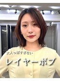 【ミニボブ】ナチュラルボブ/ストレートボブ/ショートボブ