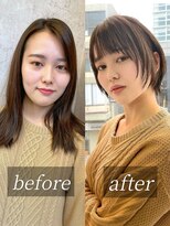 ノア ヘアデザイン 町田店(noa Hair Design) 小顔見せショートボブ《國吉》
