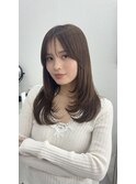 レイヤーカット/ハッシュカット/韓国ヘア/グレージュ